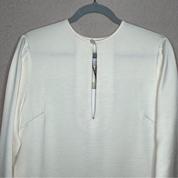 Saint Art Isabel Satin Long Sleeve Midi Dress-Champagne-Women’s M-Modest-NEW-NWT - Picture 3 of 15